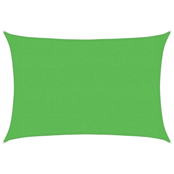 vidaXL Sun Shade Sail 160 g/m² Light Green 2.5x4 m HDPE