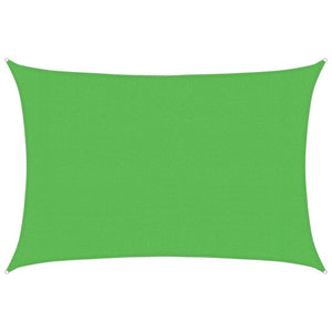 vidaXL Sun Shade Sail 160 g/m² Light Green 3x4 m HDPE