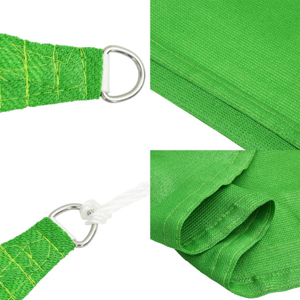 vidaXL Sun Shade Sail 160 g/m² Light Green 3x4 m HDPE