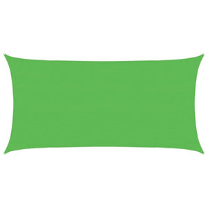 vidaXL Sun Shade Sail 160 g/m² Light Green 3x6 m HDPE