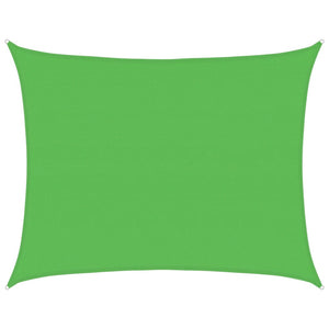 vidaXL Sun Shade Sail 160 g/m² Light Green 6x7 m HDPE