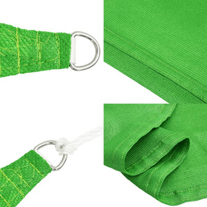 vidaXL Sun Shade Sail 160 g/m² Light Green 6x7 m HDPE
