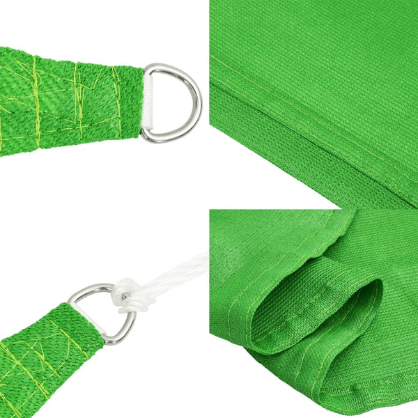 vidaXL Sun Shade Sail 160 g/m² Light Green 6x7 m HDPE