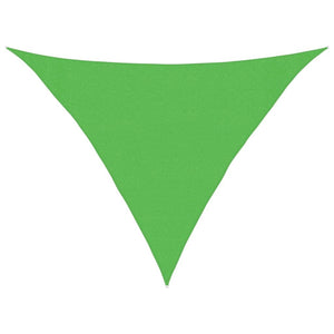 vidaXL Shade Sail 160 gsm Light Green 3x3x4.2 m HDPE