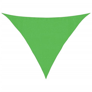 vidaXL Sun Shade Sail 160 g/m² Light Green 3.5x3.5x4.9 m HDPE