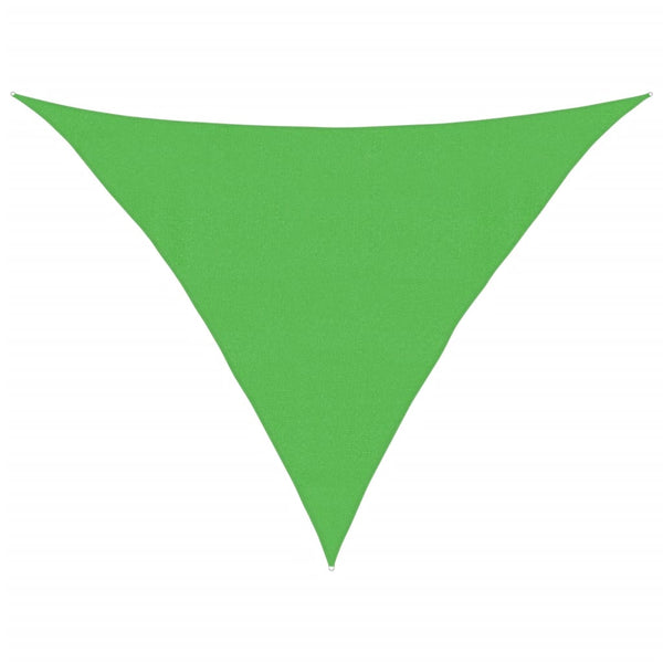 vidaXL HDPE Sun Shade Sail 160 g/m² Light Green 4x4x5.8 m