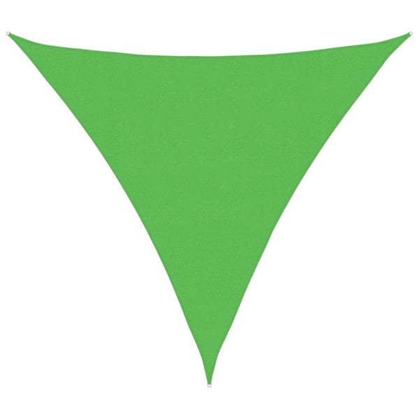 vidaXL Sun Shade Sail 160 g/m² Light Green 4.5x4.5x4.5 m HDPE