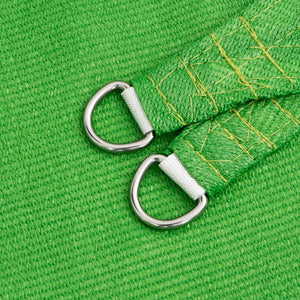 vidaXL Sun Shade Sail 160 g/m² Light Green 4.5x4.5x4.5 m HDPE