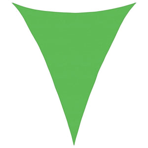 vidaXL Sun Shade Sail 160 g/m² Light Green 5x6x6 m HDPE