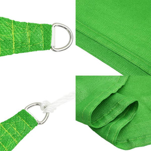 vidaXL Sun Shade Sail 160 g/m² Light Green 5x6x6 m HDPE