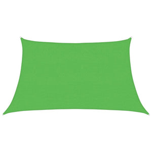vidaXL HDPE Sun Shade Sail 160 g/m² Light Green 3/4x2 m