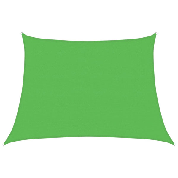 vidaXL Sun Shade Sail 160 g/m² Light Green 4/5x3 m HDPE