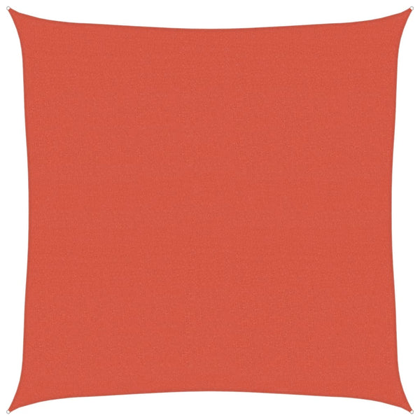 vidaXL HDPE Square Sun Shade Sail 160 gsm Terracotta 4.5x4.5 m