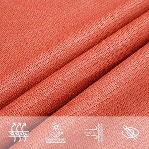 vidaXL HDPE Sun Shade Sail 160 g/m² Terracotta 2x2.5 m