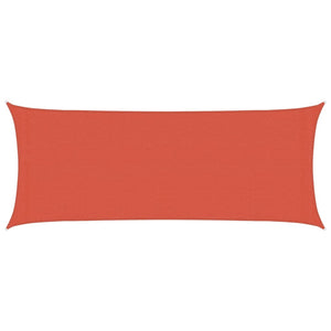 vidaXL Sun Shade Sail 160 g/m² Terracotta 2x4.5 m HDPE