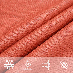 vidaXL HDPE Sun Shade Sail 160 g/m² Terracotta 2x5 m