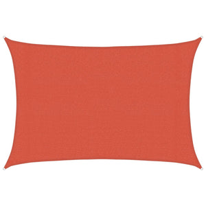 vidaXL Sun Shade Sail 160 g/m² Terracotta 3x5 m HDPE