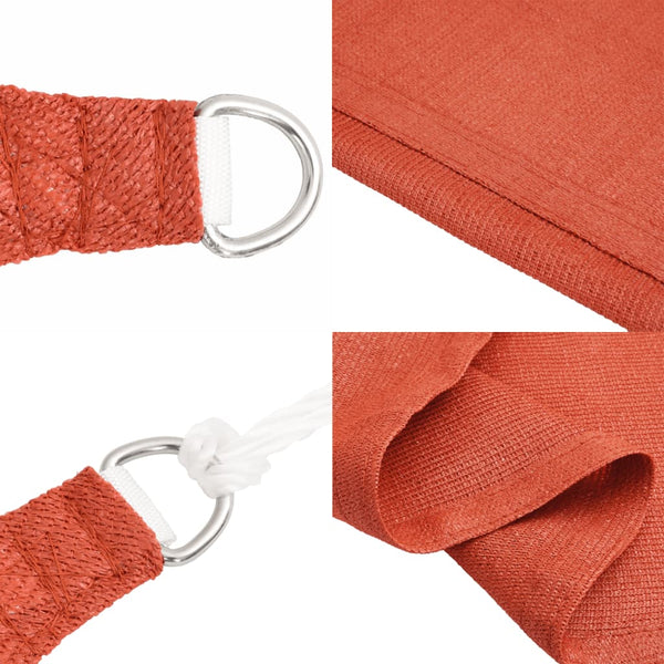 vidaXL Sun Shade Sail 160 g/m² Terracotta 3x5 m HDPE