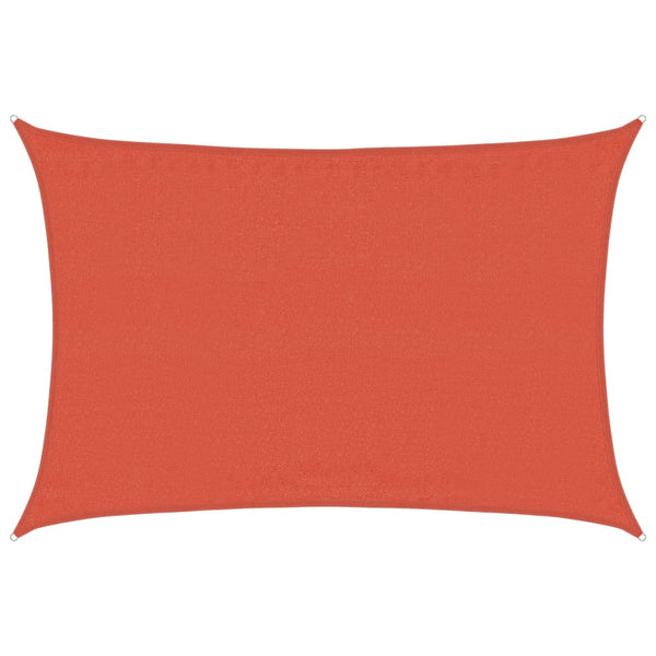 vidaXL HDPE Rectangular Sun Shade Sail 160 gsm Terracotta 3.5x4.5 m