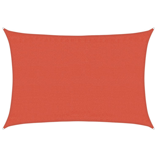vidaXL Sun Shade Sail 160 g/m² Rectangular Terracotta Red 3.5x5 m HDPE