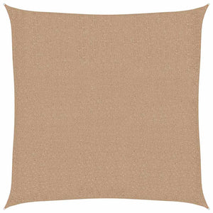 vidaXL Sun Shade Sail 160 g/m² Taupe 2x2 m HDPE
