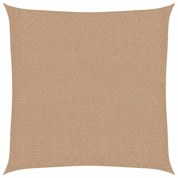 vidaXL Sun Shade Sail 160 g/m² Taupe 2x2 m HDPE