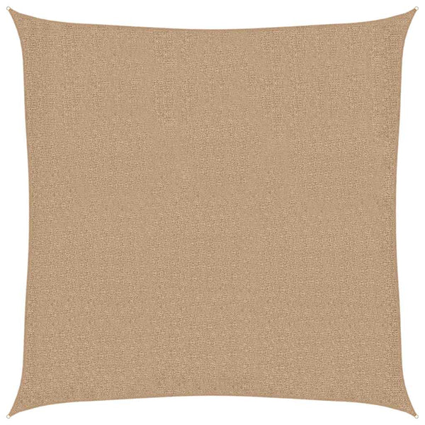 vidaXL Sun Shade Sail 160 g/m² Taupe 7x7 m HDPE