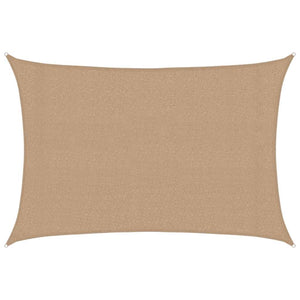 vidaXL Sun Shade Sail 160 g/m² Taupe 3x4.5 m HDPE