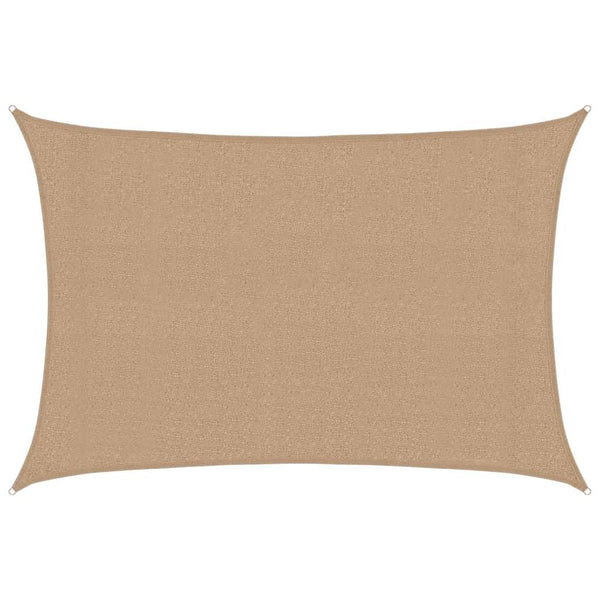 vidaXL Sun Shade Sail 160 g/m² Taupe 3x4.5 m HDPE