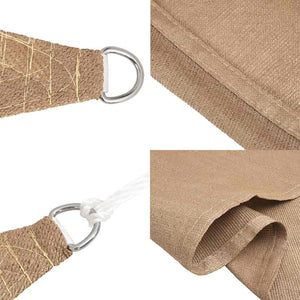 vidaXL Sun Shade Sail 160 g/m² Taupe 3x5 m HDPE