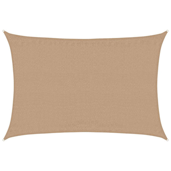 vidaXL HDPE Sun Sail 160 g/m² Taupe 4x5 m