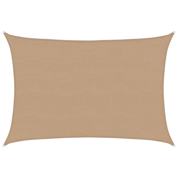 vidaXL HDPE Sun Shade Sail 160 g/m² Taupe 5x6 m
