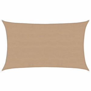 vidaXL Sun Shade Sail 160 g/m² Taupe 5x8 m HDPE