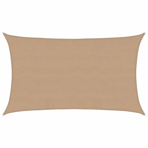 vidaXL Sun Shade Sail 160 g/m² Taupe 5x8 m HDPE