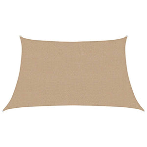 vidaXL Sun Shade Sail 160 g/m² Taupe 3/4x2 m HDPE