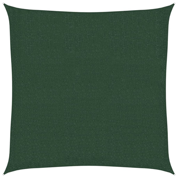 Sonnensegel 160 g/m² Dunkelgrün 3,6x3,6 m HDPE