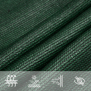 vidaXL HDPE Sun Shade Sail 160 g/m² Dark Green 2x3 m