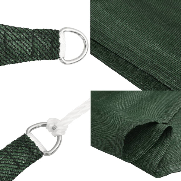 vidaXL Sun Shade Sail 160 g/m² Dark Green 3x4 m HDPE