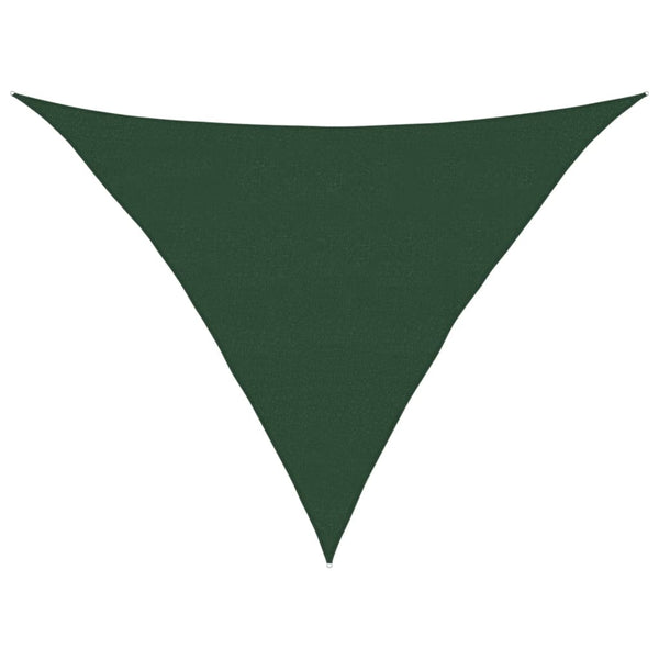 vidaXL Sun Shade Sail 160 g/m² Dark Green 5x5x6 m HDPE