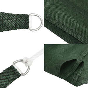 vidaXL Sun Shade Sail 160 g/m² Dark Green 5x5x6 m HDPE