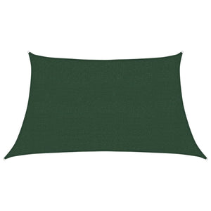vidaXL HDPE Sun Shade Sail 160 g/m² Dark Green 3/4x2 m