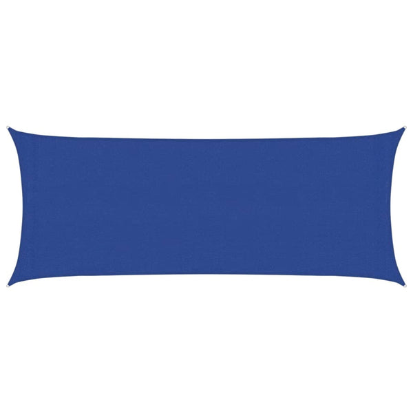 vidaXL Sun Shade Sail 160 g/m² Blue 2x4.5 m HDPE