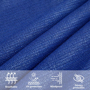vidaXL Sun Shade Sail 160 g/m² Blue 2x4.5 m HDPE