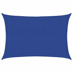 vidaXL Sun Shade Sail 160 g/m² Blue 2.5x3.5 m HDPE