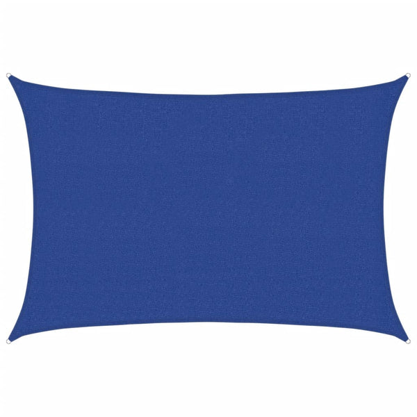 vidaXL Sun Shade Sail 160 g/m² Blue 2.5x3.5 m HDPE