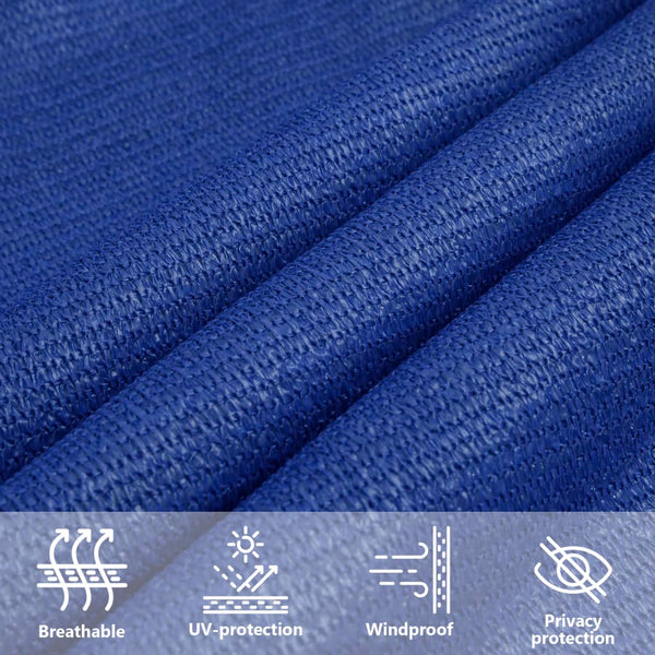 vidaXL Sun Shade Sail 160 g/m² Blue 2.5x4 m HDPE