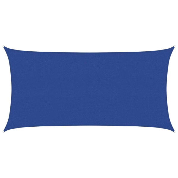 vidaXL HDPE Sun Shade Sail 160 g/m² Blue 2.5x4.5 m
