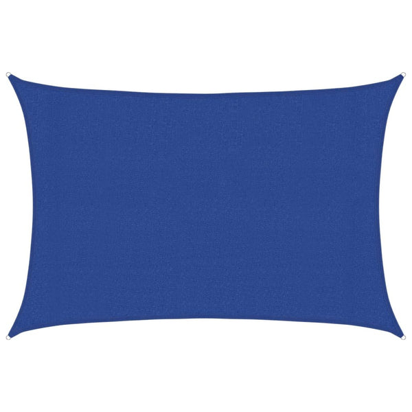 vidaXL Sun Shade Sail 160 g/m² Rectangular Blue 3x5 m HDPE