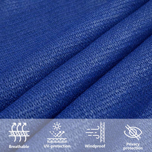 vidaXL Sun Shade Sail 160 g/m² Rectangular Blue 3x5 m HDPE