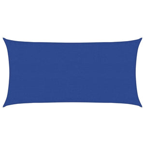 vidaXL Sun Shade Sail 160 g/m² Rectangular Blue 3x6 m HDPE